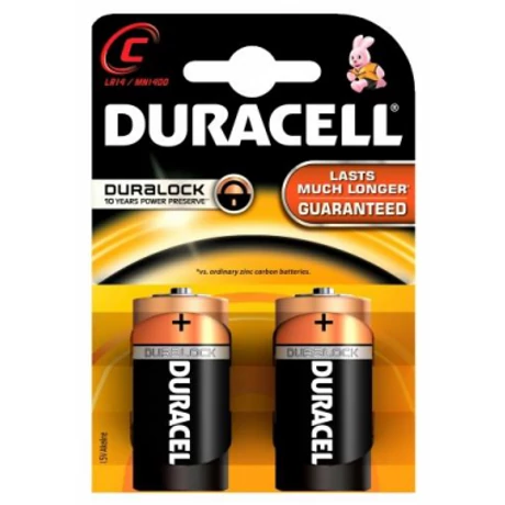 DURACELL BASIC ALKÁLI BABY ELEM C B2 ( 2 db ) LR14
