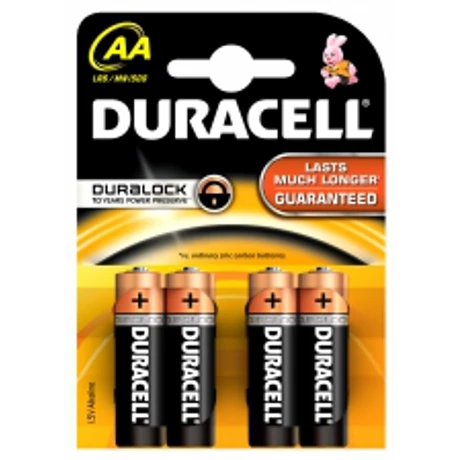 DURACELL BASIC ALKÁLI CERUZA ELEM B4 ( AA - 4 db )