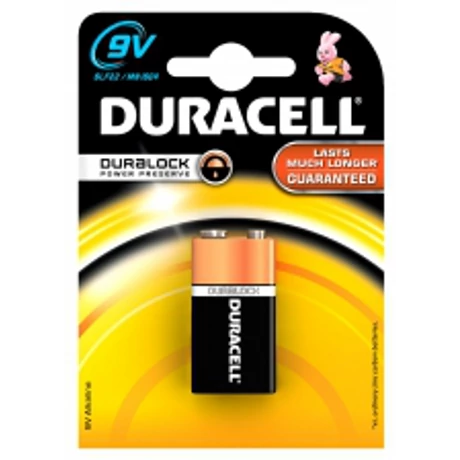 DURACELL BASIC ALKÁLI ELEM 9V B1 ( duralock )