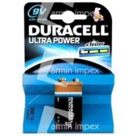 DURACELL ULTRA POWER ALKÁLI 9V ELEM MX1604 ( 1 db )
