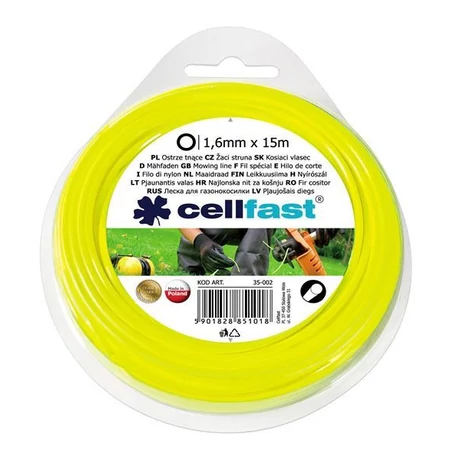 CELLFAST Damil kör STANDARD 1,6 mm x 15 m