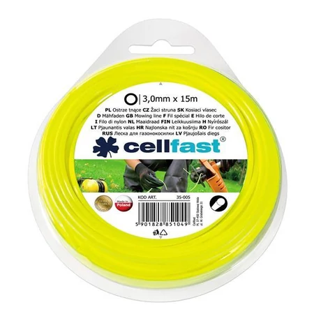 CELLFAST Damil kör STANDARD 3,0 mm x 15 m