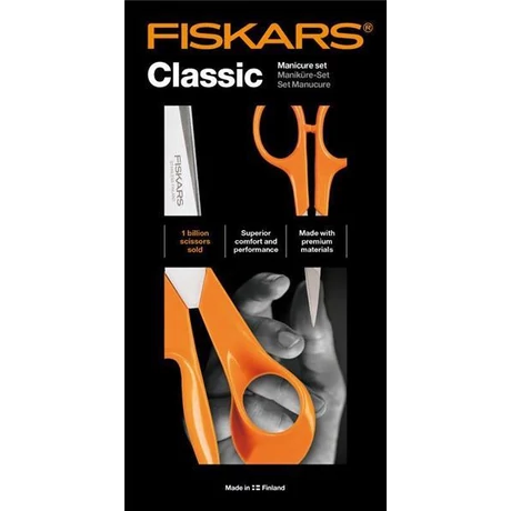 FISKARS CLASSIC ÁLTALÁNOS OLLÓ (21 CM) & KÖRÖMVÁGÓ OLLÓ (10 CM)