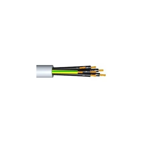 VEZÉRLŐ FÖLDKÁBEL 5*0,8 MM 24 V-RA ( FEKETE )