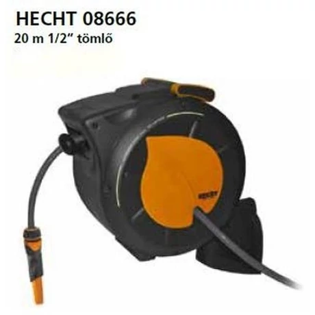 HECHT 08666 TÖMLŐTARTÓ 20 méter 1/2" tömlővel