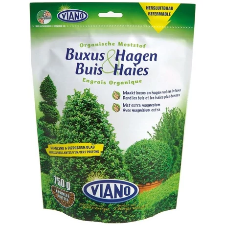 VIANO SZERVES TÁP BUXUS ÉS FORMANYÍRT NÖVÉNY 7-5-8 (+3MGO) 0,75kg